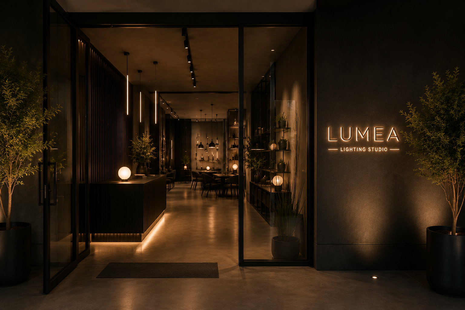 Professionelle Webseite für Lichtplanung und Designleuchten